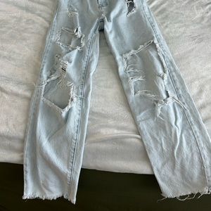 Pacsun High Rise Straight Ripped Jeans SIZE 22
